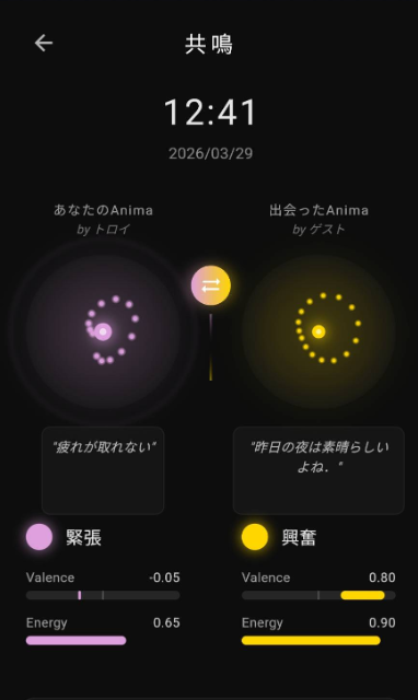 Anima encounter screen